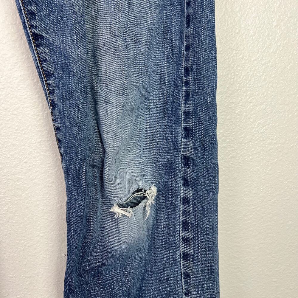 American Eagle Men's Original Straight Size 29 Distressed Denim Jeans - Picture 5 of 13